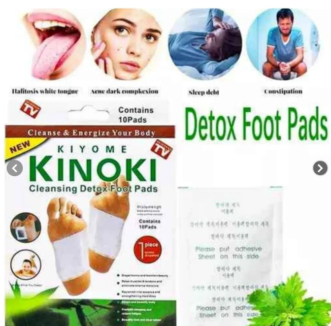 10 PARCHES DETOX KINOKI